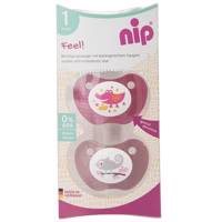 پستانک ارتودنسی نیپ مدل 31305PP بسته 2 عددی Nip 31305PP Pacifier And Accessories Orthodontic Size1 Pack Of 2