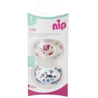 پستانک ارتودنسی نیپ مدل 31301BF بسته 2 عددی - Nip 31301BF Pacifier And Accessories Orthodontic Size1 Pack Of 2