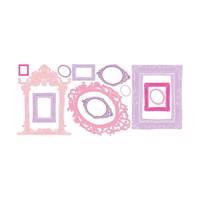 استیکر رومیت مدل Pink And Purple Frames Roommate Pink And Purple Frames Sticker