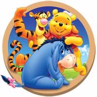 استیکر سه بعدی ژیوار طرح پو و دوستان Zhivar Pooh and Friends 3D Wall Sticker