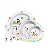 ست 5 تکه غذاخوری کودک اونت مدل A716 طرح خرگوش Avent Rabbit Baby Feeding Set 5 Pcs code A716