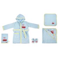 ست 5 تکه حوله نوزادی مادرکر مدل G291691 کد 1662 Mothercare G291691 Baby Towel Set 5 Pcs