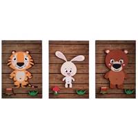 تابلو برجسته کودک ژیوار مدل Land of Animals Series 4 Zhivar Land of Animals Series 4 Kid Board