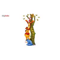 استیکر اندازه گیری قد ژیوار طرح پو و دوستان-01 - Zhivar Pooh And Friends-01 Sticker