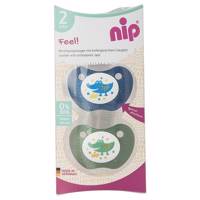 پستانک ارتودنسی نیپ مدل 31306BG بسته 2 عددی - Nip 31306BG Pacifier And Accessories Orthodontic Size2 Pack Of 2