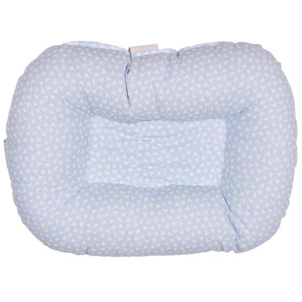 بالش شیر دهی بیبی جم مدل قلب آبی، Baby Jem Blue Heart Feeding Pillow