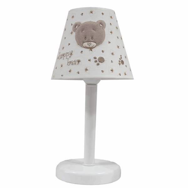 آباژور رومیزی کیدبو مدل Cute Bear Beige، Kidboo Cute Bear Beige Pooh Table Lamp