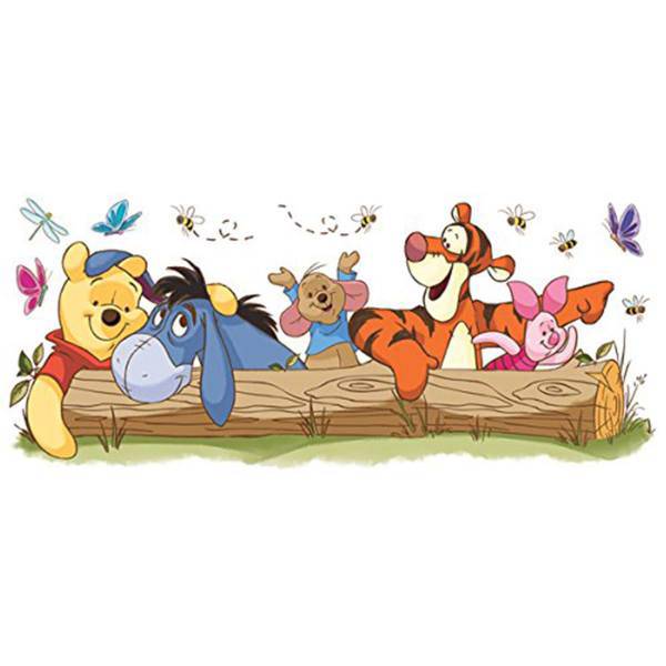 استیکر رومیت مدل Pooh And Friends Outdoor Fun Gnt، Roommate Pooh And Friends Outdoor Fun Gnt Sticker