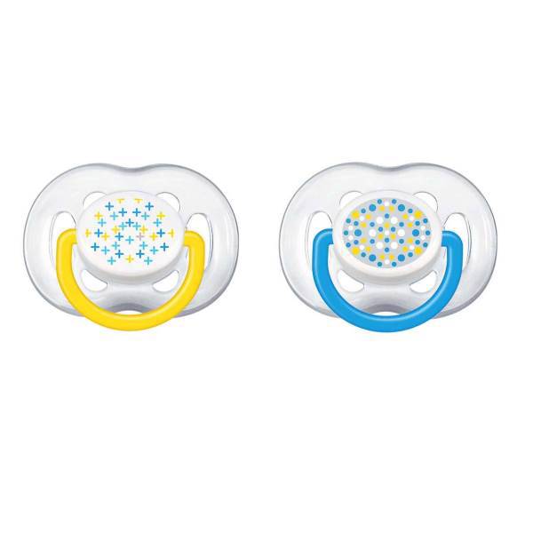 پستانک ارتودنسی اونت مدل SCF180/24 بسته 2 عددی، Avent SCF180/24 Orthodontic Pacifier Pack Of 2