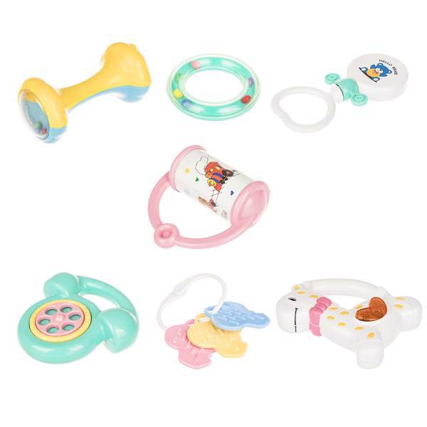 ست جغجغه مدل Teeters Safety Care، Teeters Safety Care Rattles Set