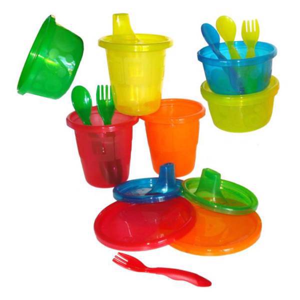 ست 12 تکه غذا خوری کودک فرست یرز مدل Y1594، The First Years Baby Y1594 Dish Set 12 Piece