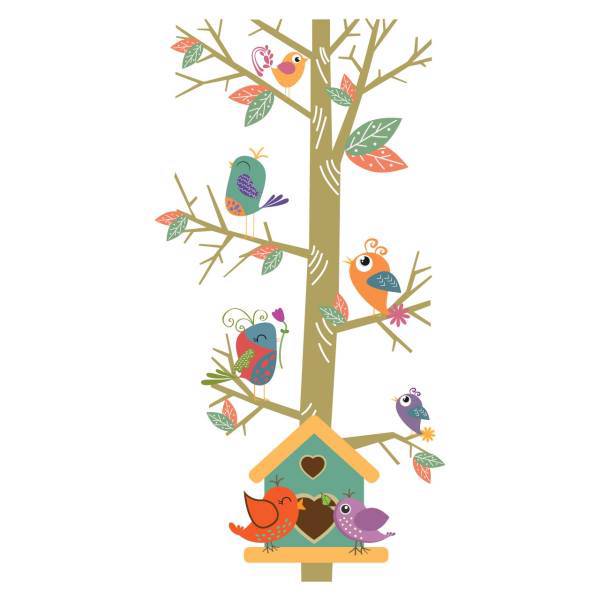 استیکر سالسو طرح Birds on Tree