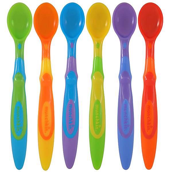 قاشق مانچکین مدل Soft-Tip Infant بسته 6 عددی، Munchkin Soft-Tip Infant Spoons Pack of 6