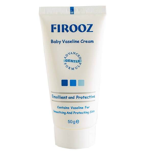 کرم وازلین کودک فیروز وزن 50 گرم، Firooz Baby Vazeline Cream 50g