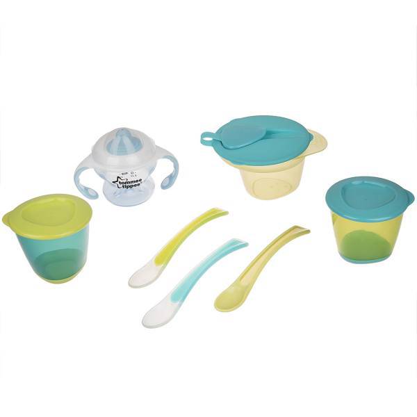 ست غذاخوری تامی تیپی مدل TT446734، Tommee Tippee TT446734 Dishes Feeding Set