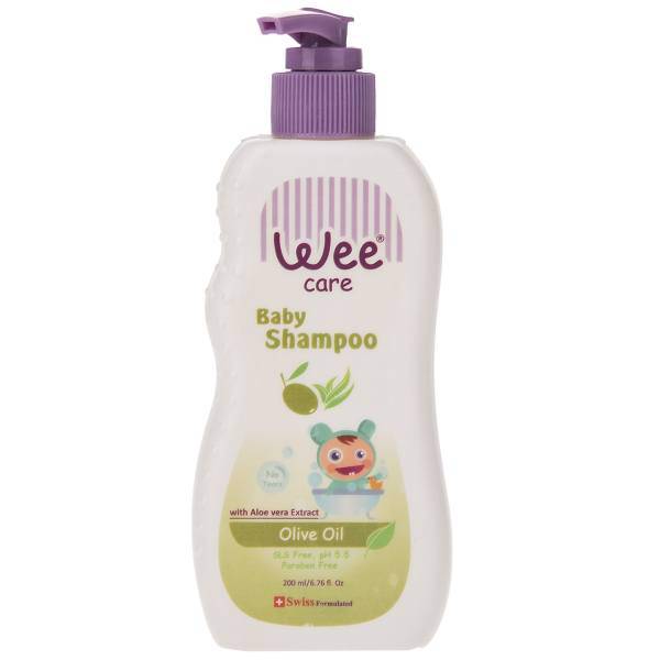 شامپو بچه وی مدل Olive Oil حجم 200 میلی لیتر، Wee Care Olive Oil Baby Shampoo 200ml