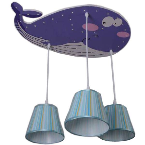 لوستر کودک ویتالایتینگ مدل نهنگ، Vitalighting Whale Children Chandelier