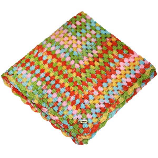 پتو نوزادی ثمین مدل Grand Mother 2681، Samin Grand Mother 2681 Baby Blanket