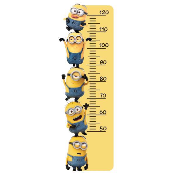 استیکر اندازه گیری قد سالسو مدل minion ruler