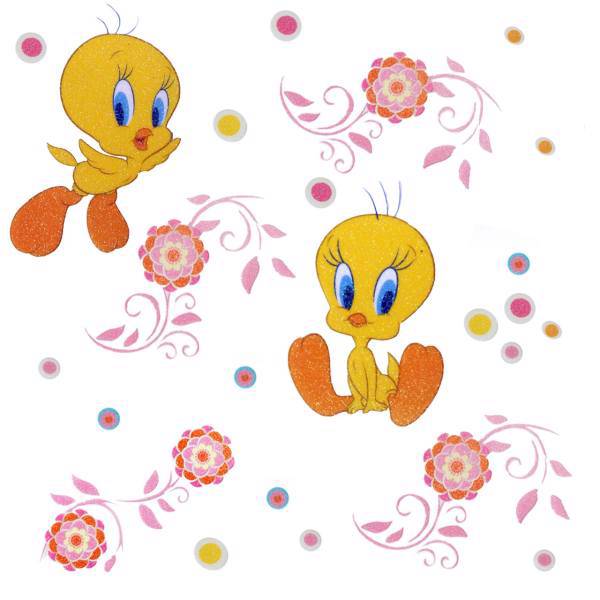 استیکر دکوفان مدل توییتی، Decofun Tweety Sticker