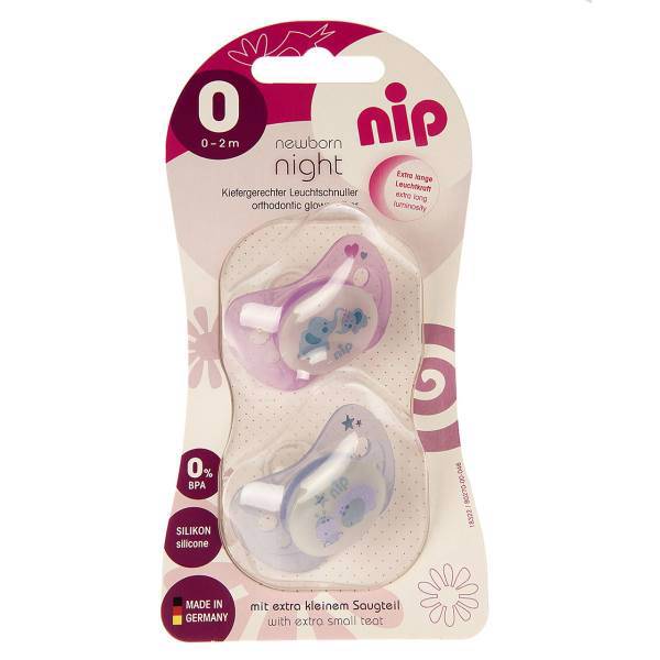 پستانک نیپ مدل 31308PV بسته 2 عددی، Nip 31308PV Pacifier And Accessories Pack Of 2