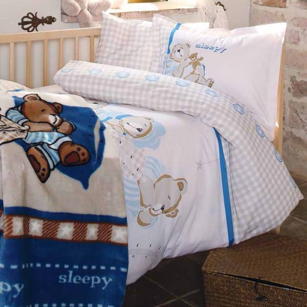 سرویس خواب کودک اوزدیلک مدل Sleepy یک نفره 5 تکه، Ozdilek Sleepy 1 Person 5 Pcs Children Bed Set