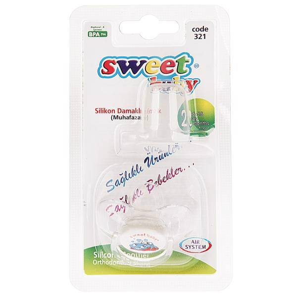 پستانک سوییت بیبی مدل 321Car، Sweet Baby 321Car Pacifier