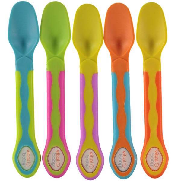 ست قاشق کودک ویتال بیبی مدل 443000، Vital Baby 443000 Baby Spoon Set