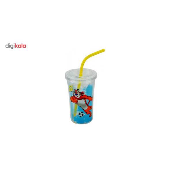 لیوان نی دار تونی فوتبالی 355 میلی لیتر، Kelloggs MS Double Wall Tumbler Tony Football 12OZ Kelloggs Mug