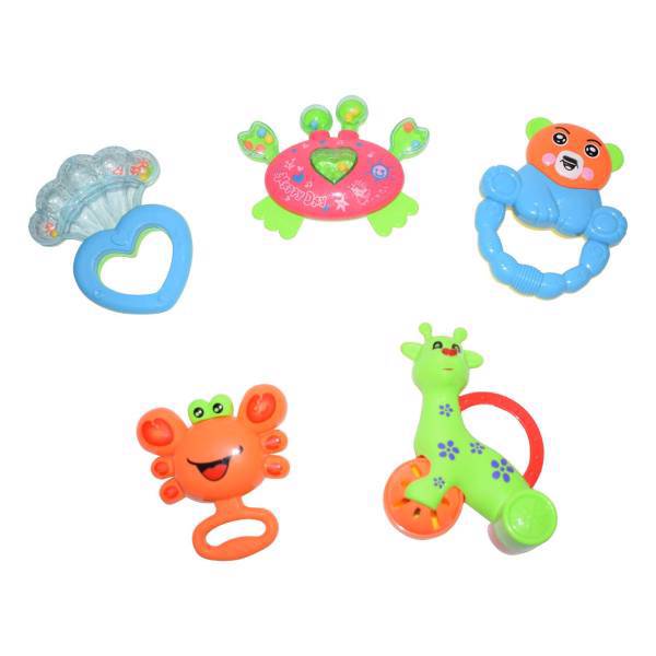 ست جغجغه بیبی مدل 628، Baby 628 Rattles Set