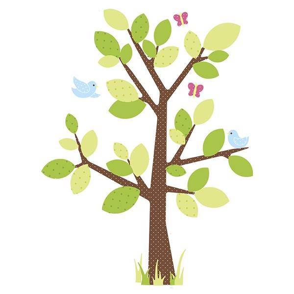 استیکر رومیت مدل Dotted Tree Appliques، Roommate Dotted Tree Appliques Sticker