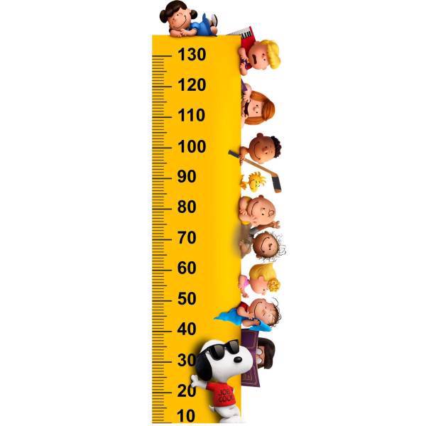 استیکر سه بعدی ژیوار طرح اسنوپی اندازه گیری قد، Zhivar Measurement Of Height 3D Sticker