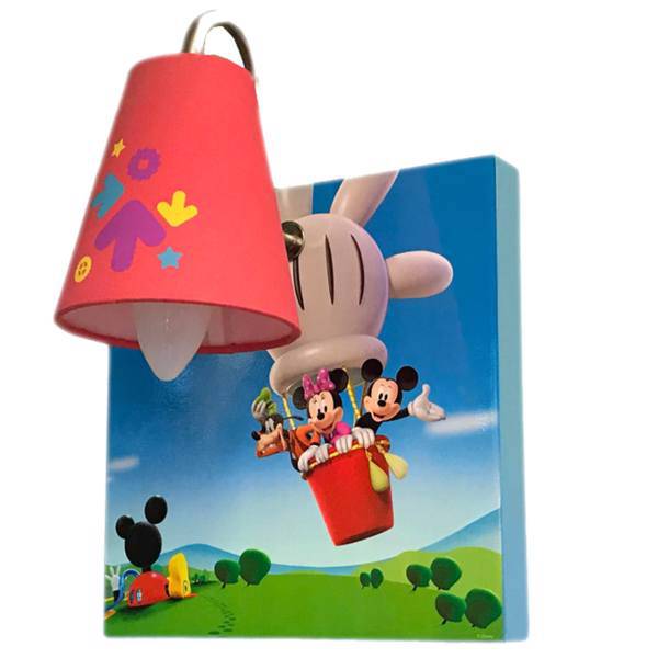 چراغ دیوارکوب دکوفان مدل Mickey Mouse 2، Decofun Mickey Mouse 2 Ceiling Light