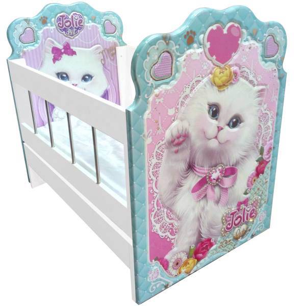 تخت و گهواره لوکس پنل مدل جولی، Luxpanel Jolie Cat Cradle