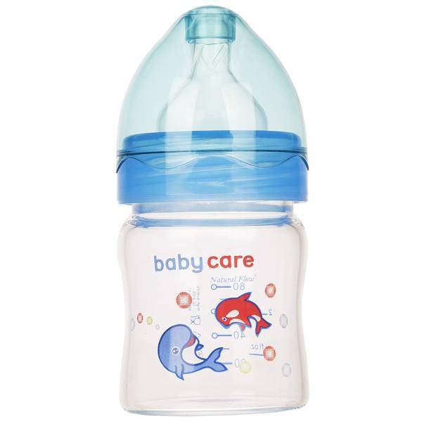 شیشه شیر بیبی کر مدل 173Dolphin ظرفیت 80 میلی لیتر، Baby Care 173Dolphin Baby Bottle 80ml