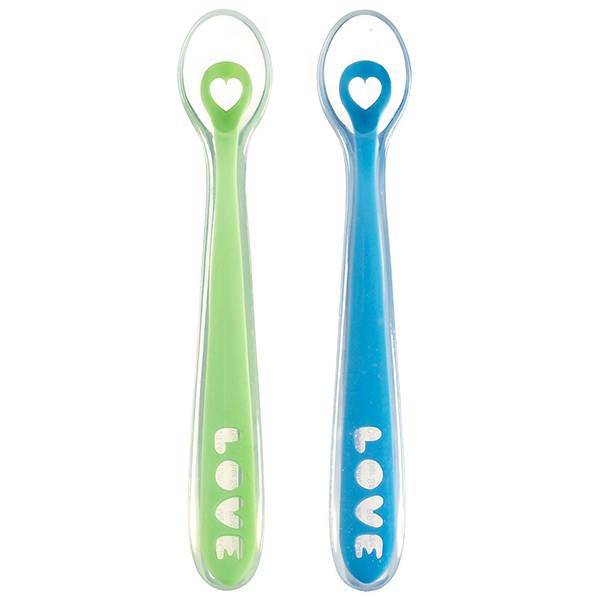 قاشق مانچکین مدل Silicone Spoons بسته 2 عددی، Munchkin Silicone Spoons Pack of 2