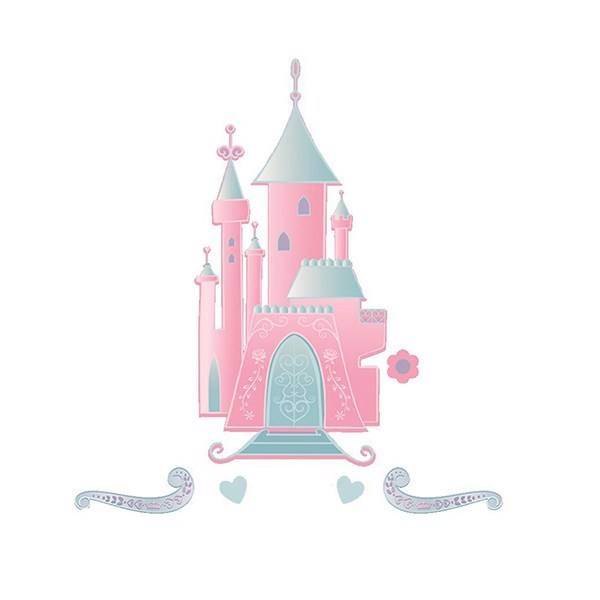 استیکر رومیت مدل Disney Princess Castle Personl، Roommate Disney Princess Castle Personl Sticker