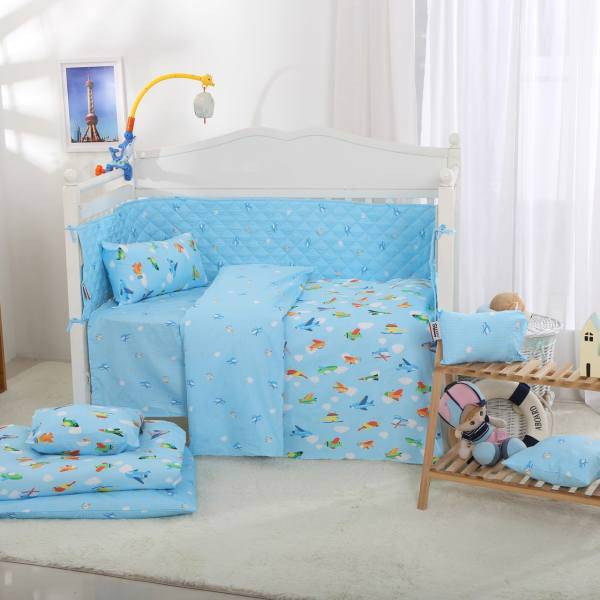 سرویس نوزادی 6 تکه طرح BLUE SKY اسلیپی، Sleepy BLUE SKY Sleep Set Baby 6 Pcs