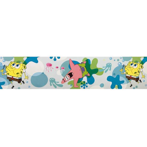 استیکر دکوفان مدل Spongebob Border، Decofun Spongebob Border Sticker