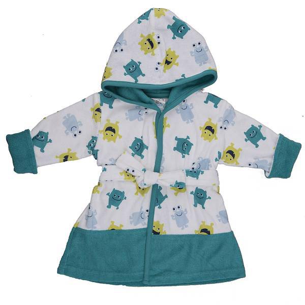 حوله تن‌پوش کودک طرح Monster، Monster Baby Towel Overcoat