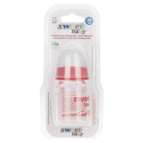 شیشه شیر سوییت بیبی مدل 050 ظرفیت 60 میلی لیتر، Sweet Baby 050 Baby Bottle 60ml