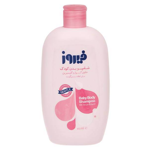 شامپو بدن بچه فیروز مدل Guar حجم 450 میلی لیتر، Firooz Guar Baby Body Shampoo 450ml