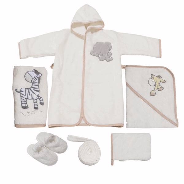 ست 5 تکه حوله نوزادی کیدبو مدل Safari، Kidboo Safari Baby Towel Set 5Pcs