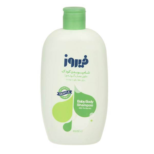 شامپو بدن بچه فیروز مدل Aloe Vera حجم 450 میلی لیتر، Firooz Aloe Vera Baby Body Shampoo 450ml