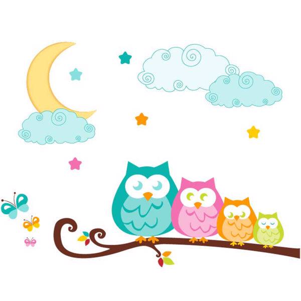 استیکر سالسو طرح mjr sleep owls