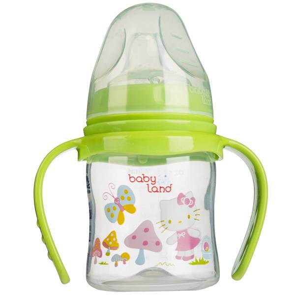 آبمیوه خوری بیبی لند مدل 334Kitty ظرفیت 150 میلی لیتر، Baby Land 334Kitty Juice Bottle 150ml