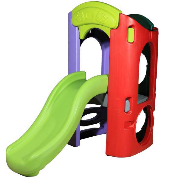 سرسره تک برج پارسیان تویز مدل One Tower کد 3، Parsian Toys Code 3 One Tower Slide With Rock Climbing