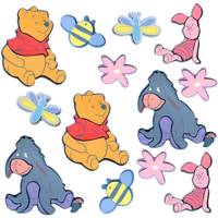استیکر فومی 14 تکه دکوفان مدل Pooh Decofun Pooh Foam Sticker14 Pieces