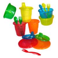 ست 12 تکه غذا خوری کودک فرست یرز مدل Y1594 The First Years Baby Y1594 Dish Set 12 Piece