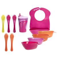 ست 11 تکه غذاخوری تامی تیپی مدل TT44673671 Tommee Tippee TT44673671 11 Pieces Feeding Set